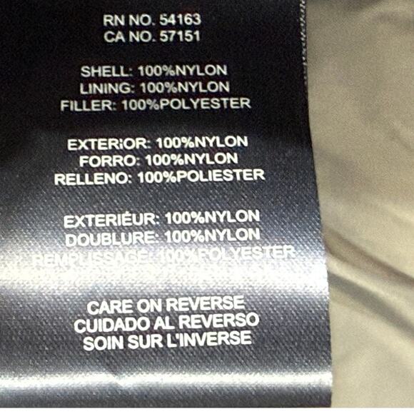 Club Room Men's Chevron Quilted Hooded Puffer Jacket Charcoal XL $125 - Picture 9 of 9